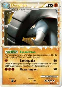 Donphan 107/123 HeartGold & SoulSilver