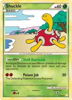 Shuckle 11/123 HeartGold & SoulSilver