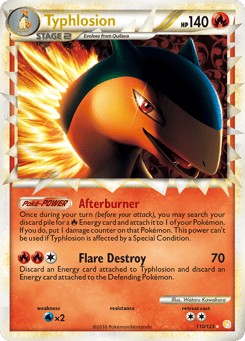 Typhlosion 110/123 HeartGold & SoulSilver