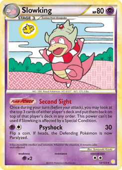 Slowking 12/123 HeartGold & SoulSilver