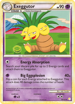 Exeggutor 18/123 HeartGold & SoulSilver