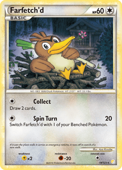 Farfetch'd 19/123 HeartGold & SoulSilver