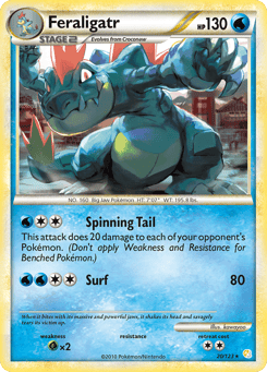 Feraligatr 20/123 HeartGold & SoulSilver