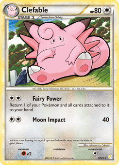 Clefable 3/123 HeartGold & SoulSilver