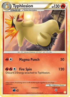 Typhlosion 32/123 HeartGold & SoulSilver