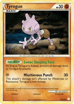 Tyrogue 33/123 HeartGold & SoulSilver