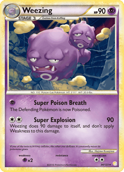 Weezing 34/123 HeartGold & SoulSilver