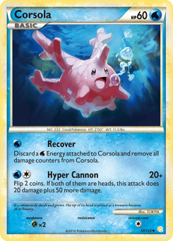 Corsola 37/123 HeartGold & SoulSilver