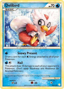 Delibird 39/123 HeartGold & SoulSilver