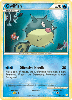 Qwilfish 50/123 HeartGold & SoulSilver