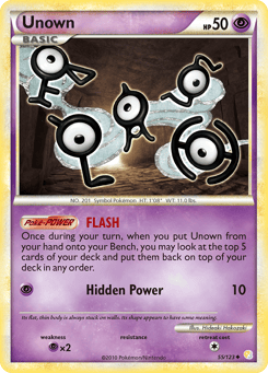Unown 55/123 HeartGold & SoulSilver
