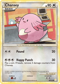Chansey 58/123 HeartGold & SoulSilver