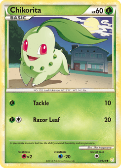 Chikorita 59/123 HeartGold & SoulSilver