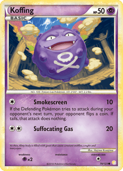 Koffing 70/123 HeartGold & SoulSilver