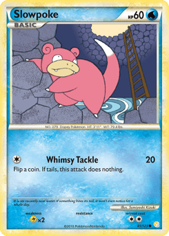 Slowpoke 81/123 HeartGold & SoulSilver