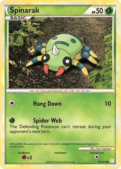 Spinarak 83/123 HeartGold & SoulSilver