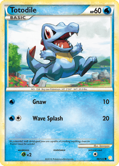 Totodile 86/123 HeartGold & SoulSilver