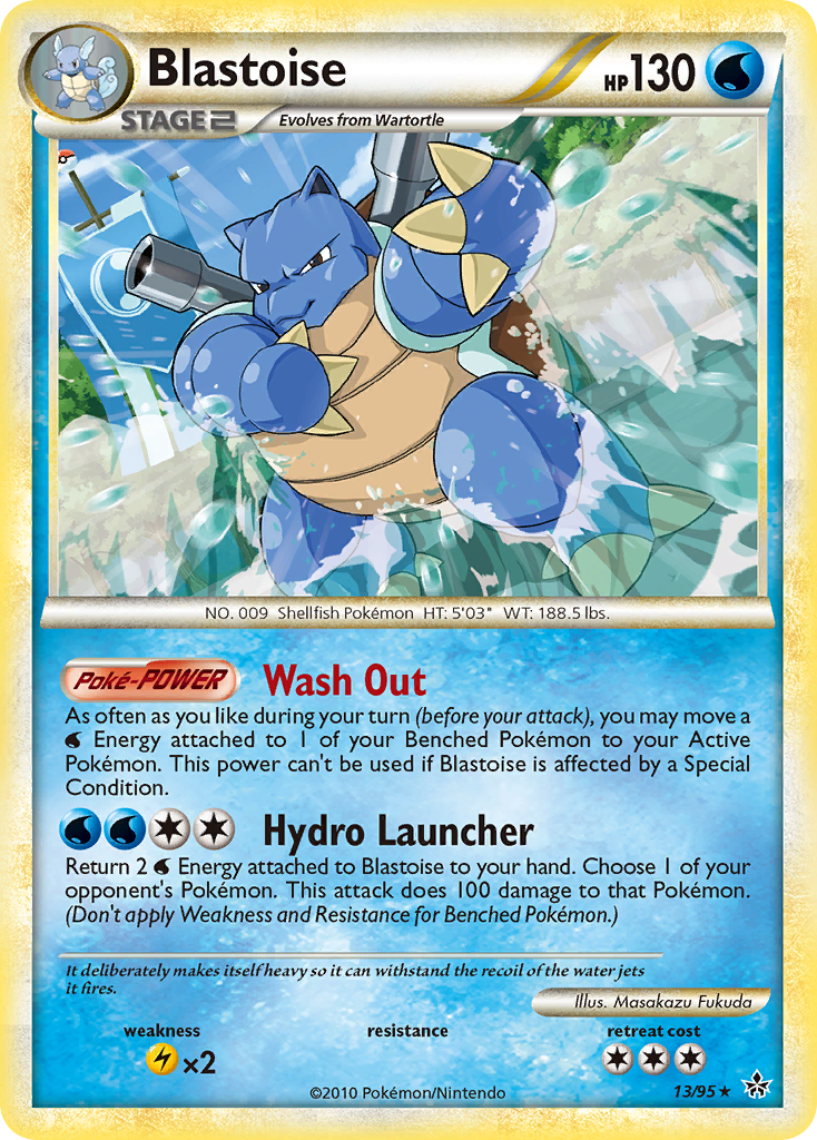 Blastoise 13/95 HS—Unleashed