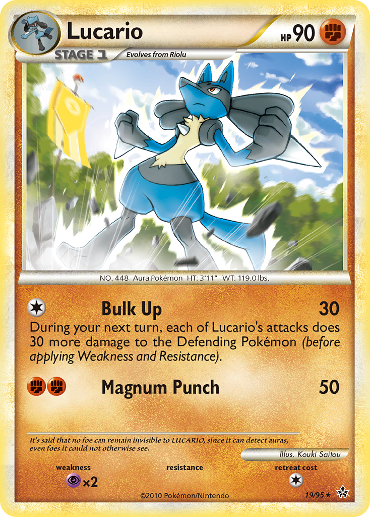 Lucario 19/95 HS—Unleashed