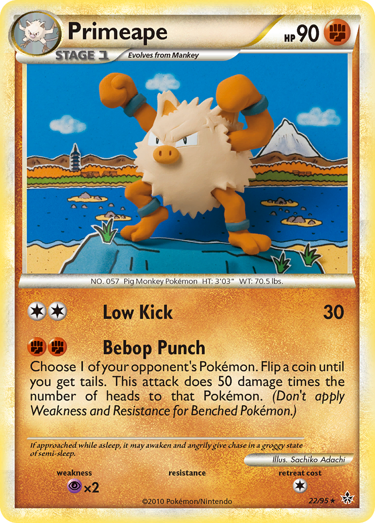 Primeape 22/95 HS—Unleashed