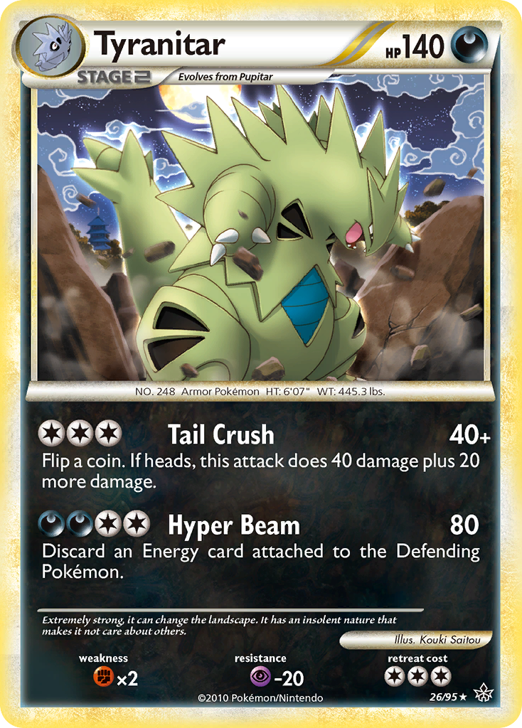 Tyranitar 26/95 HS—Unleashed