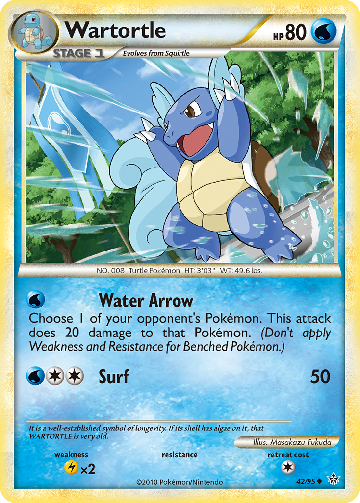 Wartortle 42/95 HS—Unleashed