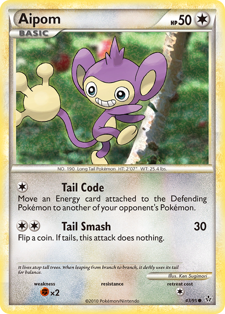 Aipom 43/95 HS—Unleashed