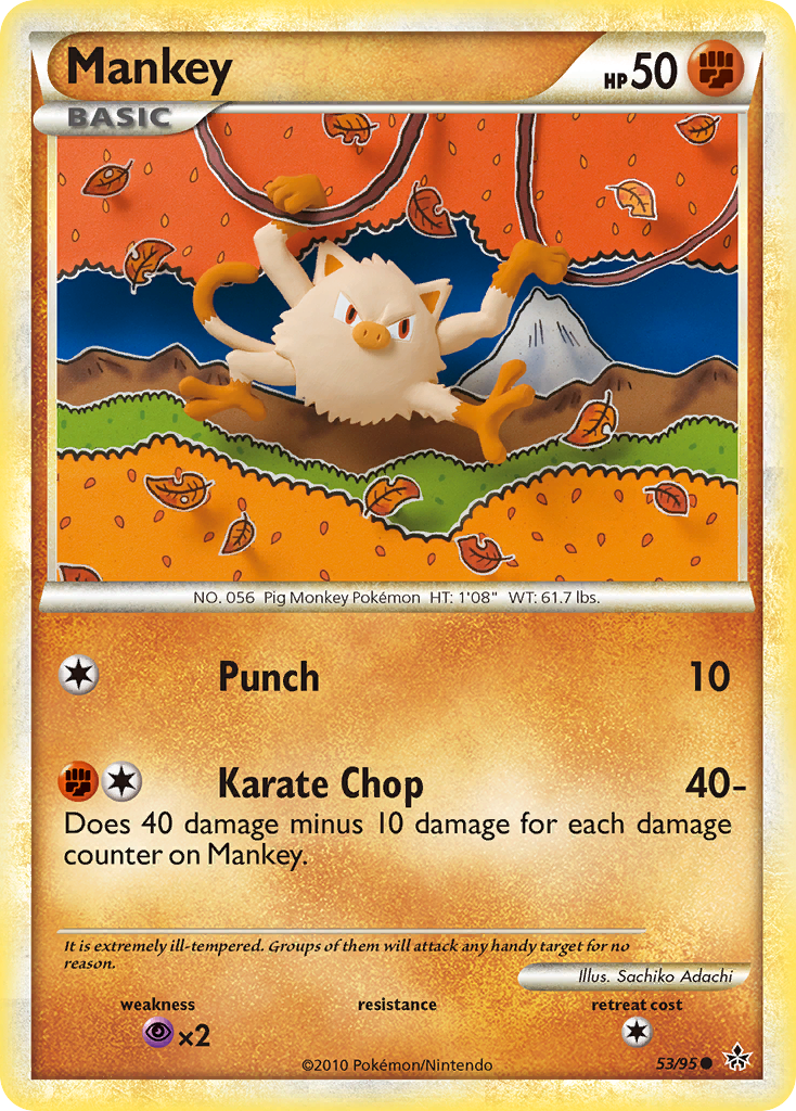 Mankey 53/95 HS—Unleashed