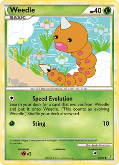 Weedle 69/95 HS—Unleashed