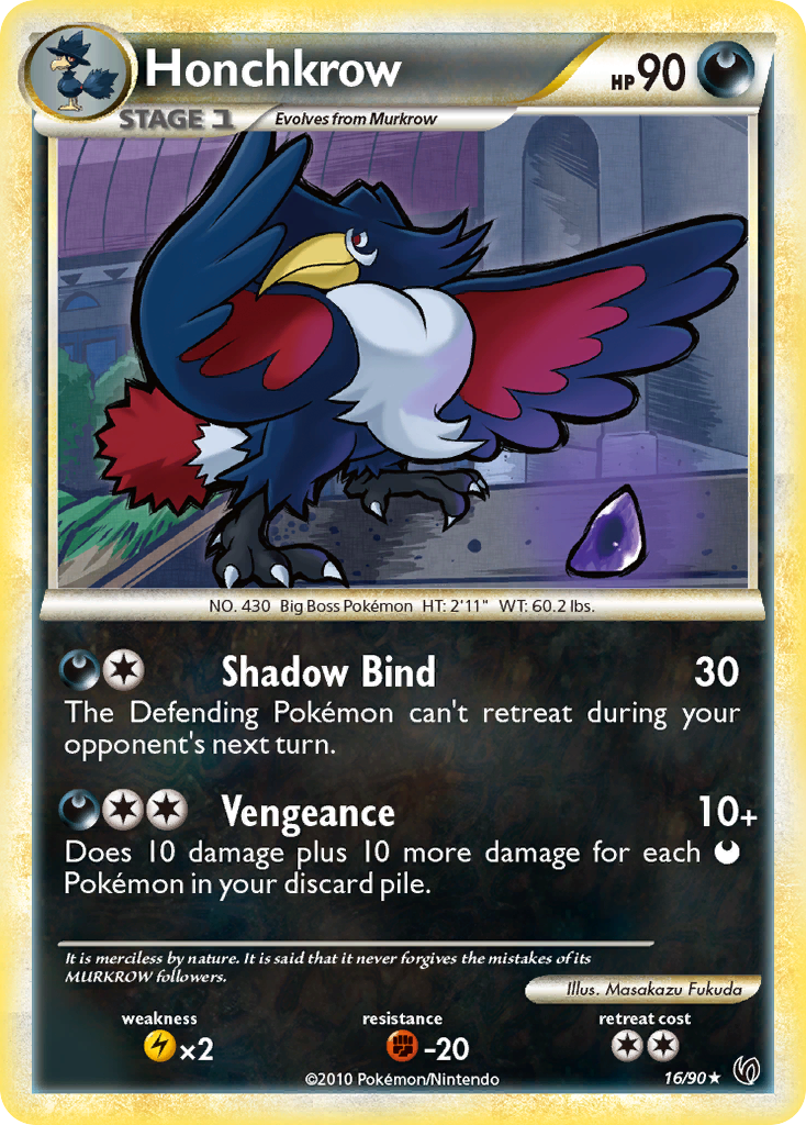 Honchkrow 16/90 HS—Undaunted