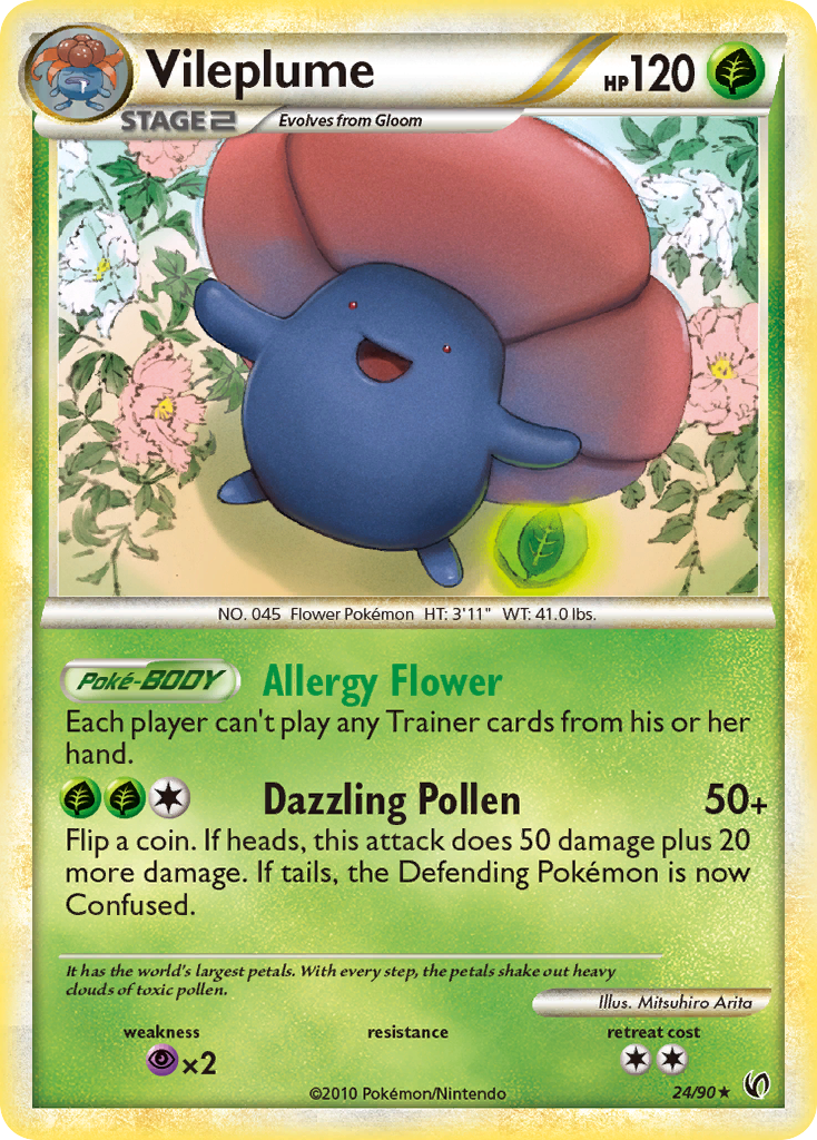 Vileplume 24/90 HS—Undaunted