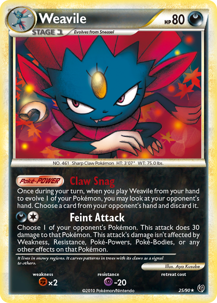 Weavile 25/90 HS—Undaunted