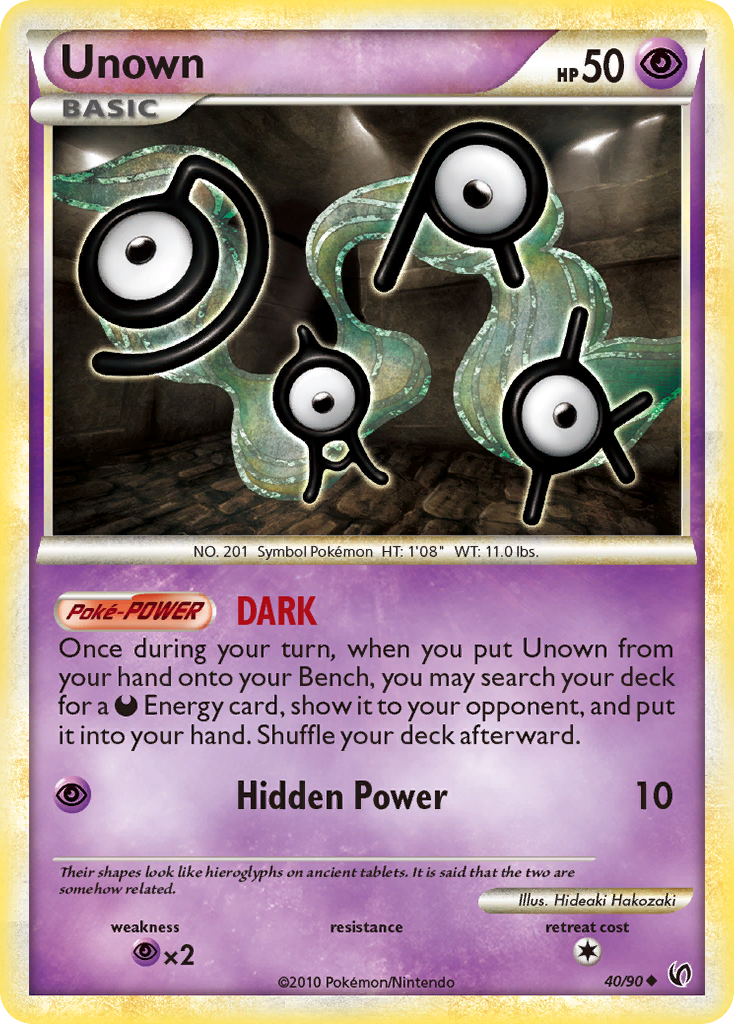 Unown 40/90 HS—Undaunted