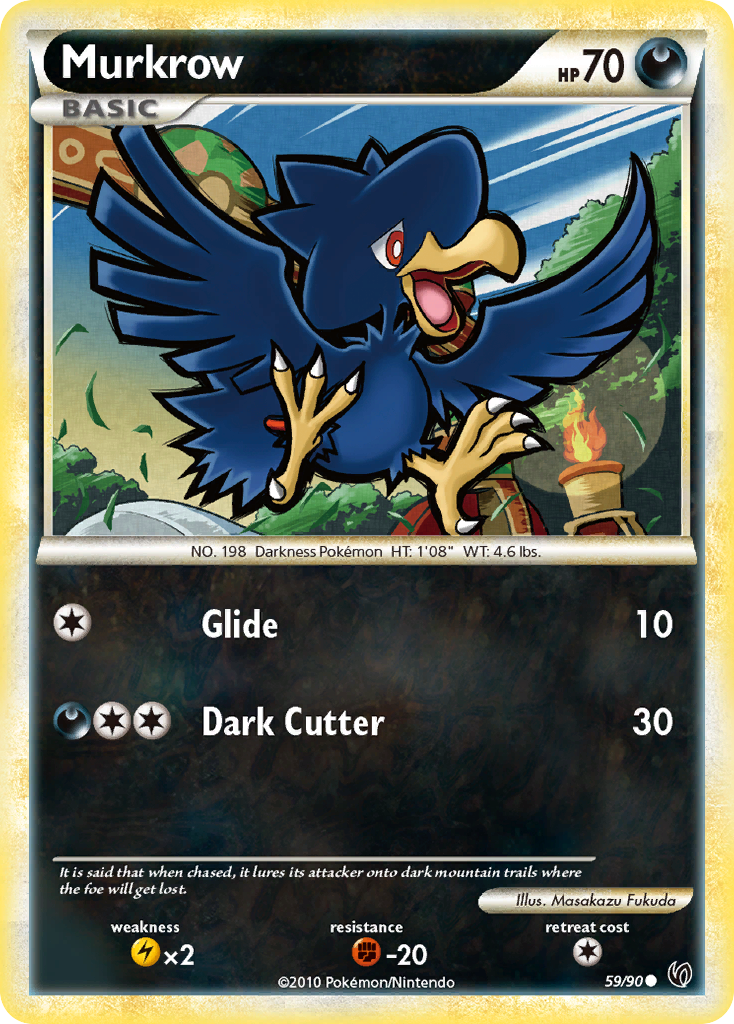 Murkrow 59/90 HS—Undaunted