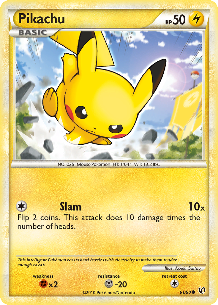 Pikachu 61/90 HS—Undaunted