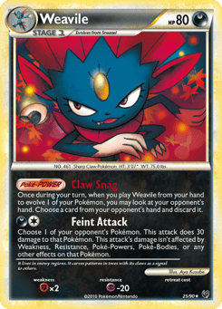 Weavile 25/90 HS—Undaunted