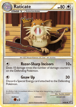 Raticate 34/90 HS—Undaunted