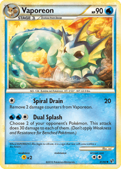 Vaporeon 41/90 HS—Undaunted