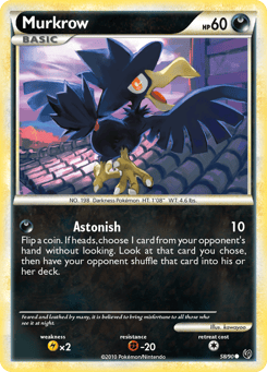 Murkrow 58/90 HS—Undaunted