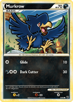 Murkrow 59/90 HS—Undaunted