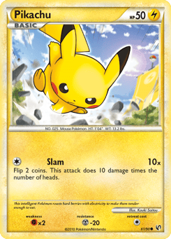 Pikachu 61/90 HS—Undaunted