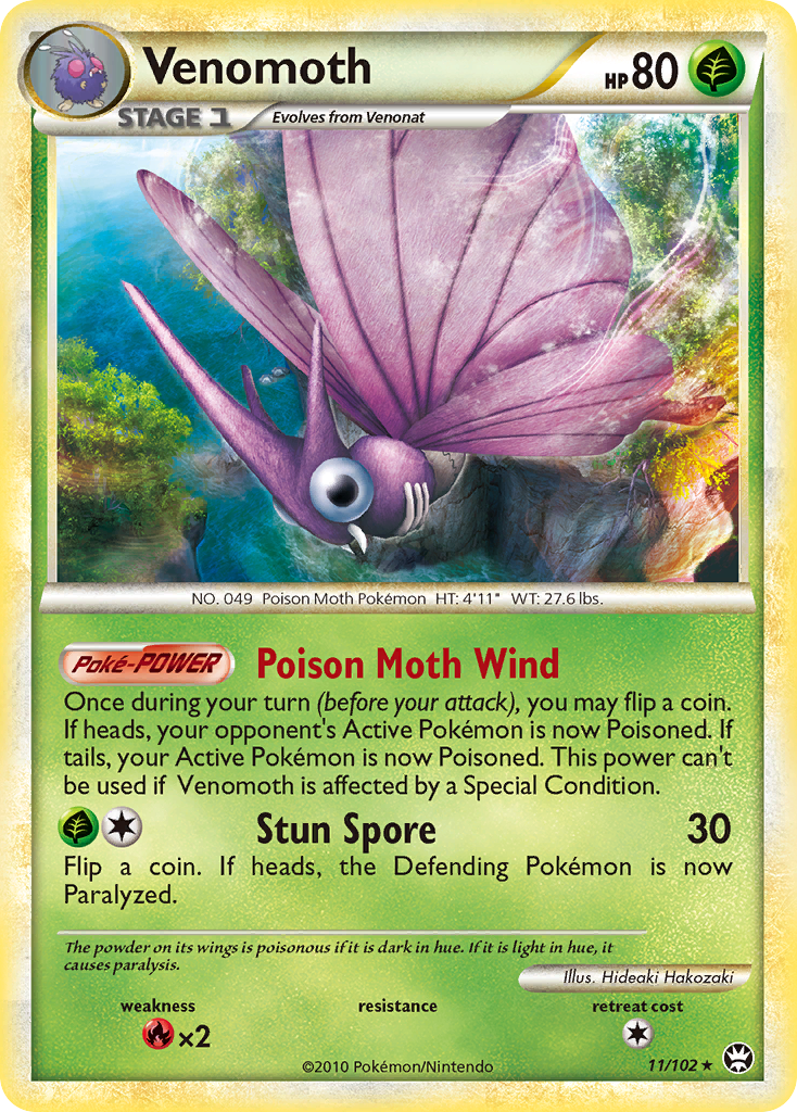 Venomoth 11/102 HS—Triumphant