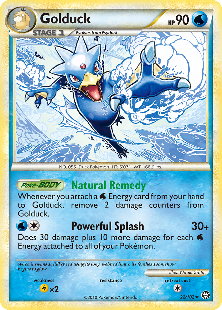 Golduck 22/102 HS—Triumphant
