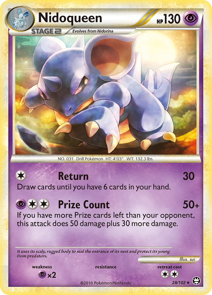 Nidoqueen 28/102 HS—Triumphant