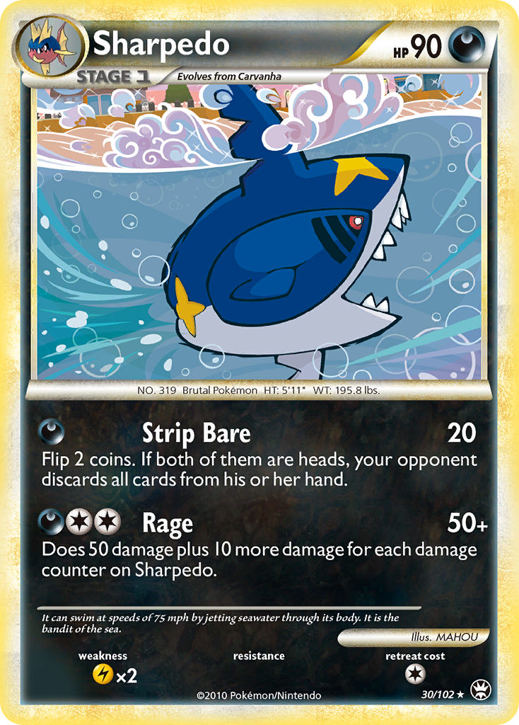 Sharpedo 30/102 HS—Triumphant