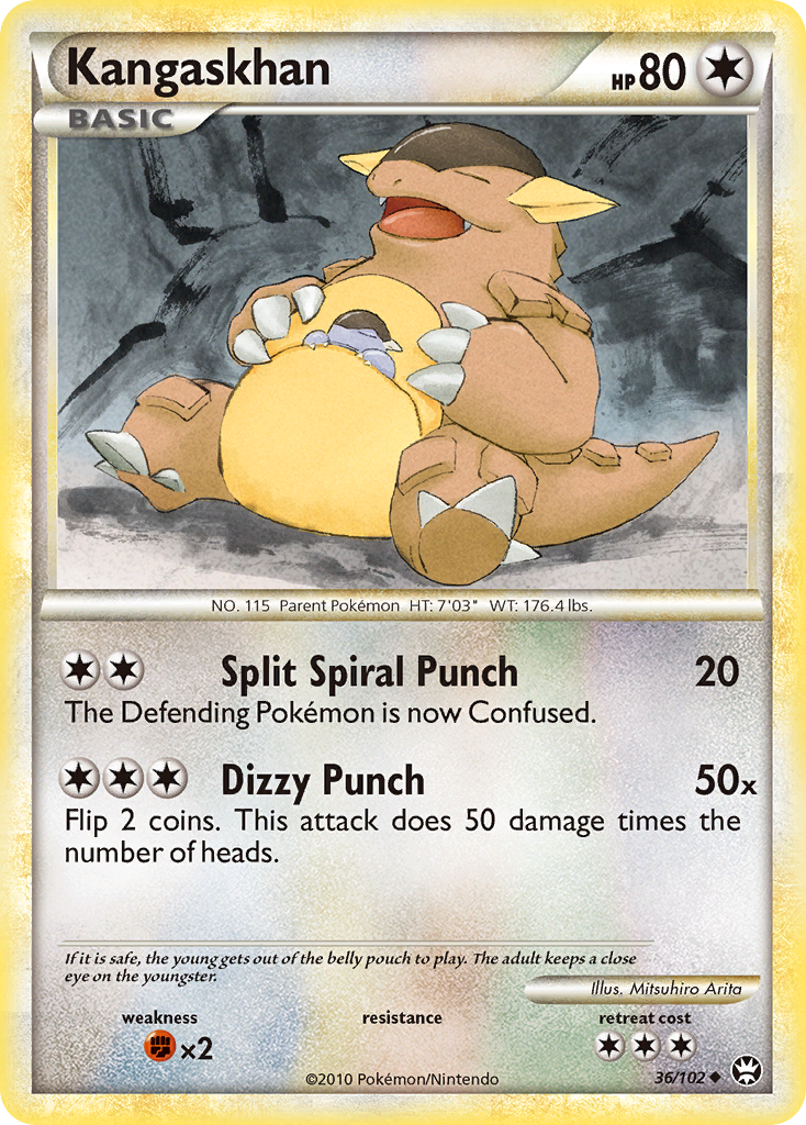Kangaskhan 36/102 HS—Triumphant