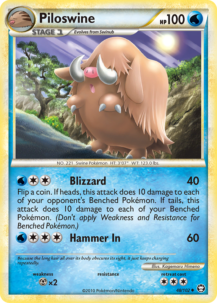 Piloswine 48/102 HS—Triumphant
