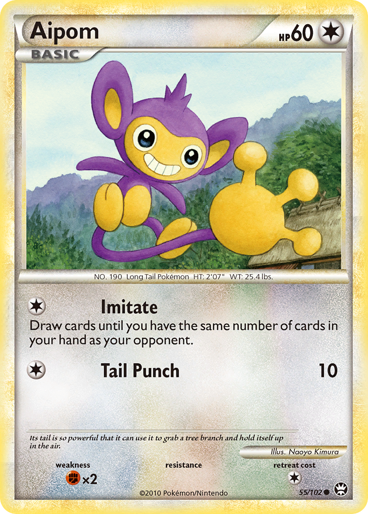 Aipom 55/102 HS—Triumphant