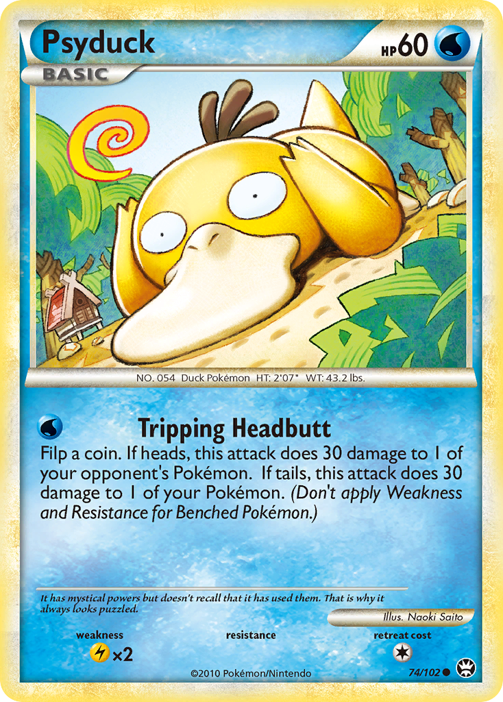 Psyduck 74/102 HS—Triumphant