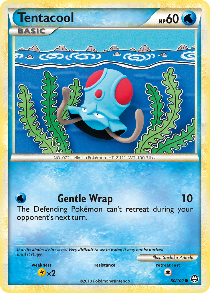 Tentacool 80/102 HS—Triumphant